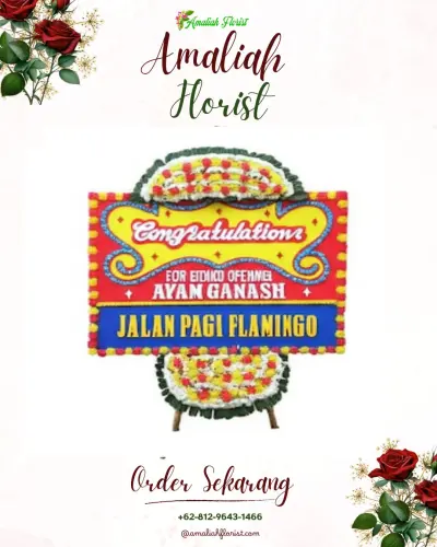Bunga Papan Congratulation di Kalipenggung